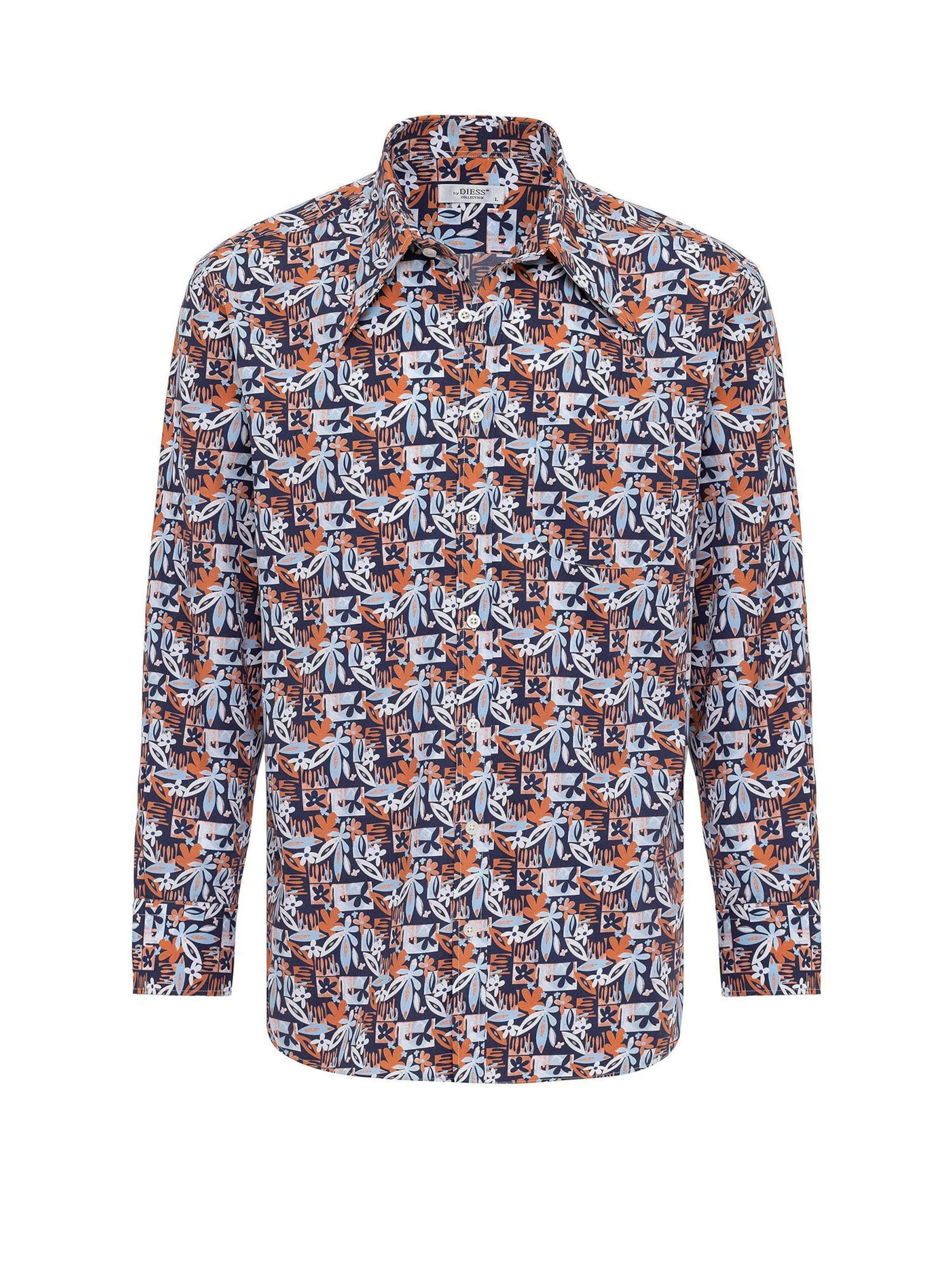 By Diess Collection - Regular Fit Camisa em azul: frente