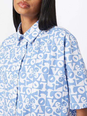 Motel Blouse 'SMITH' in Blauw