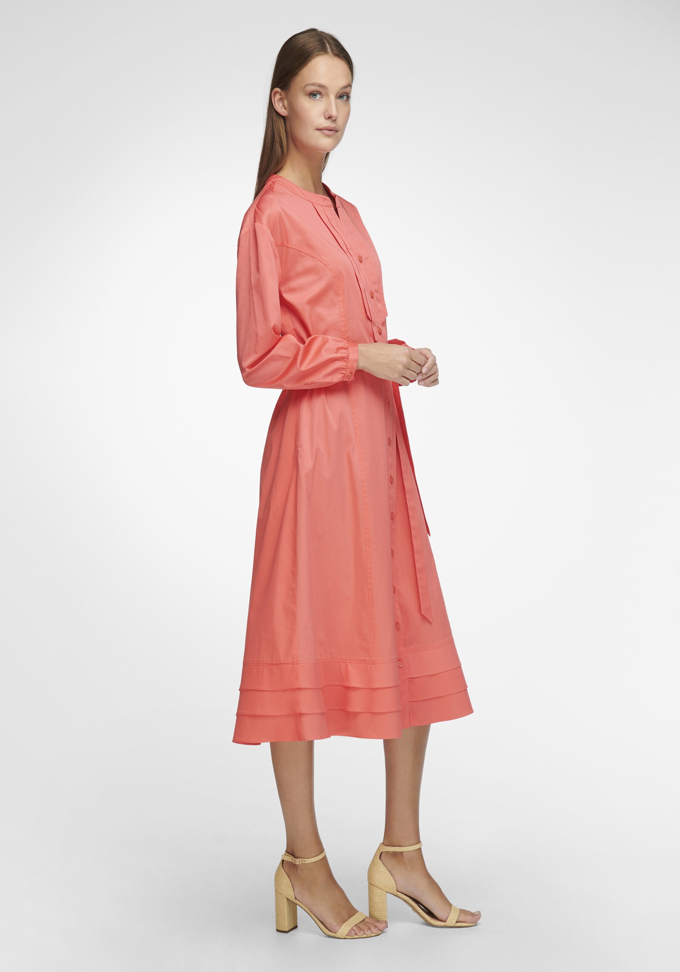 Frauen Große Größen Basler Abendkleid in Pink - DT40645