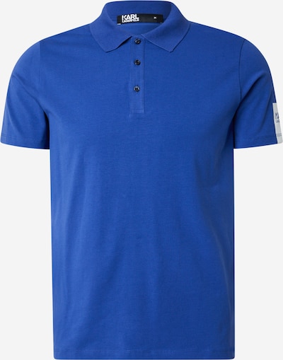 Marškinėliai iš Karl Lagerfeld, spalva – sodri mėlyna („karališka“) / balta, Prekių apžvalga