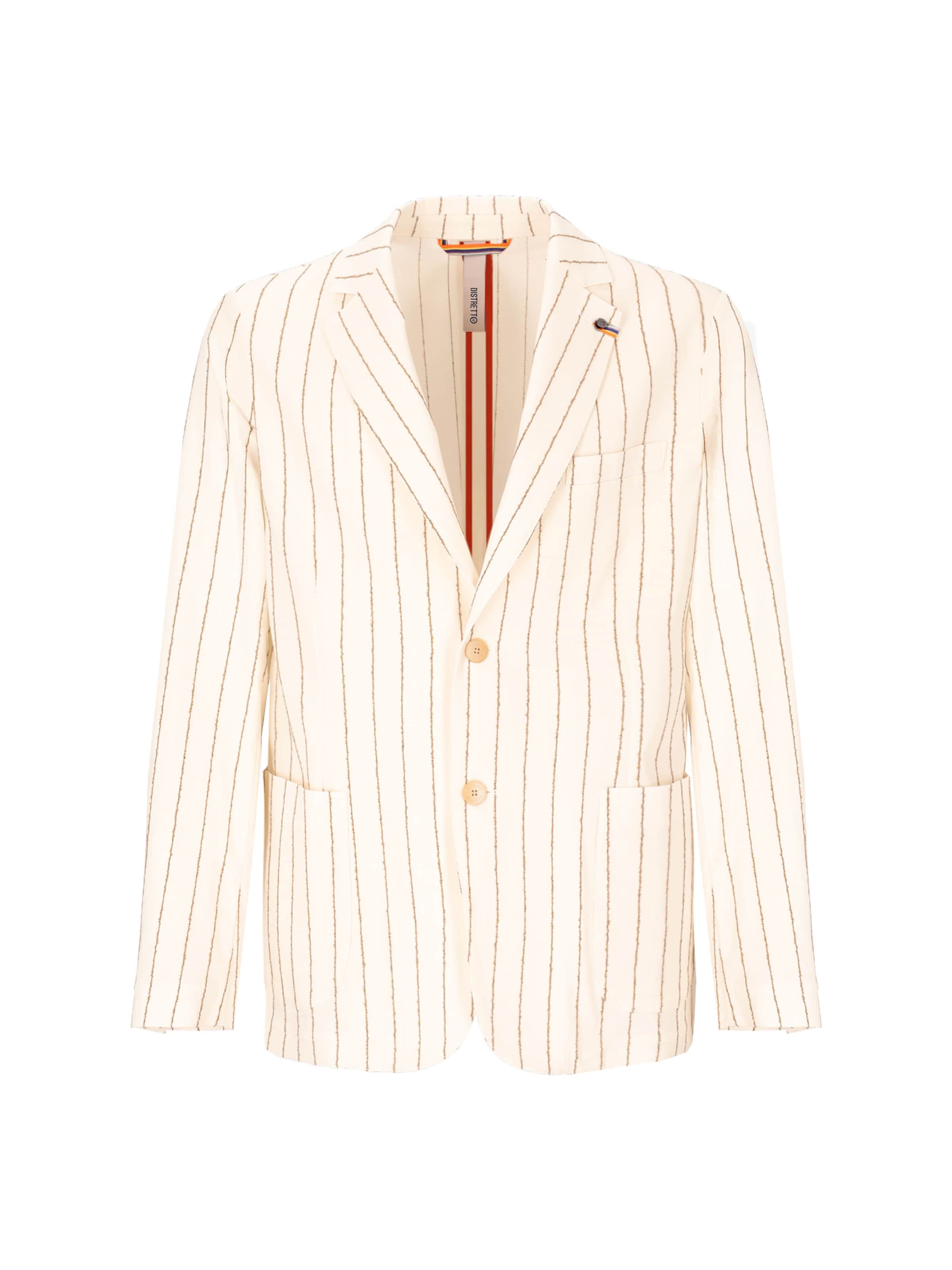 Distretto12 Sakko 'Paco' in beige / dunkelbeige, Produktansicht