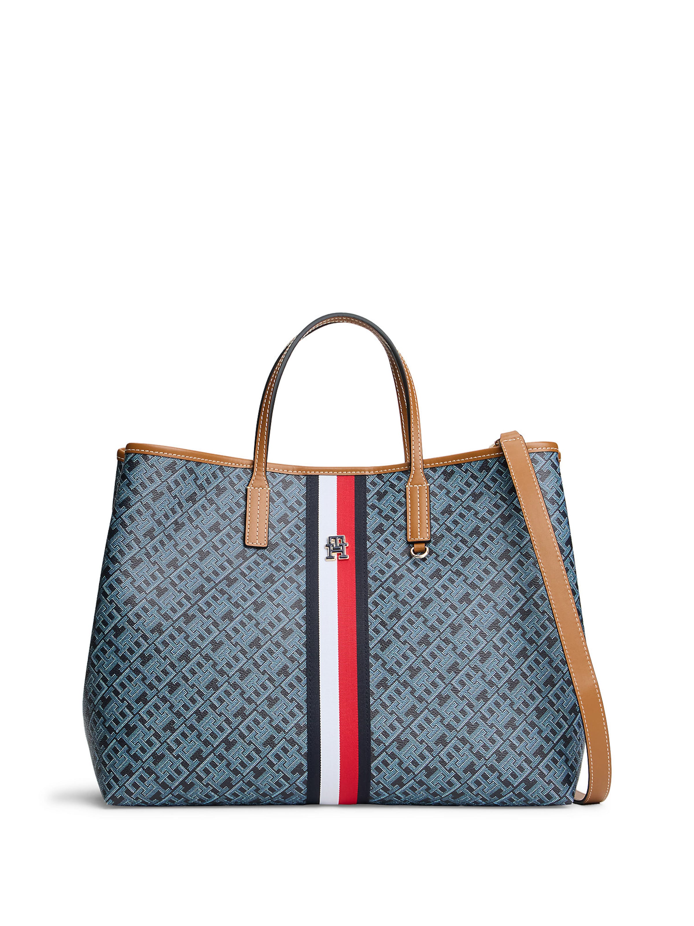 TOMMY HILFIGER Handtasche in Blau: Vorderseite