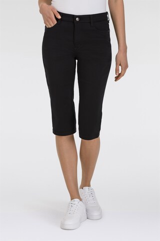 MAC Slimfit Jeans in Schwarz: Vorderseite