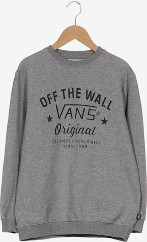 VANS Sweatshirt & Zip-Up Hoodie in L in Grey: front