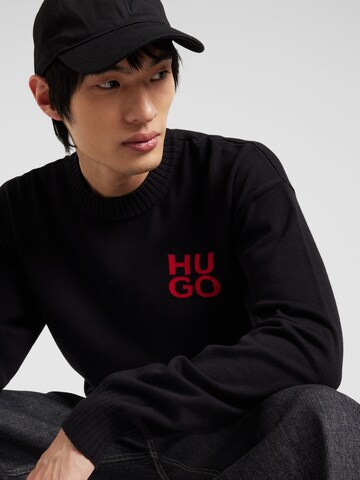 HUGO Pullover 'SAN CASSIANO' in Schwarz