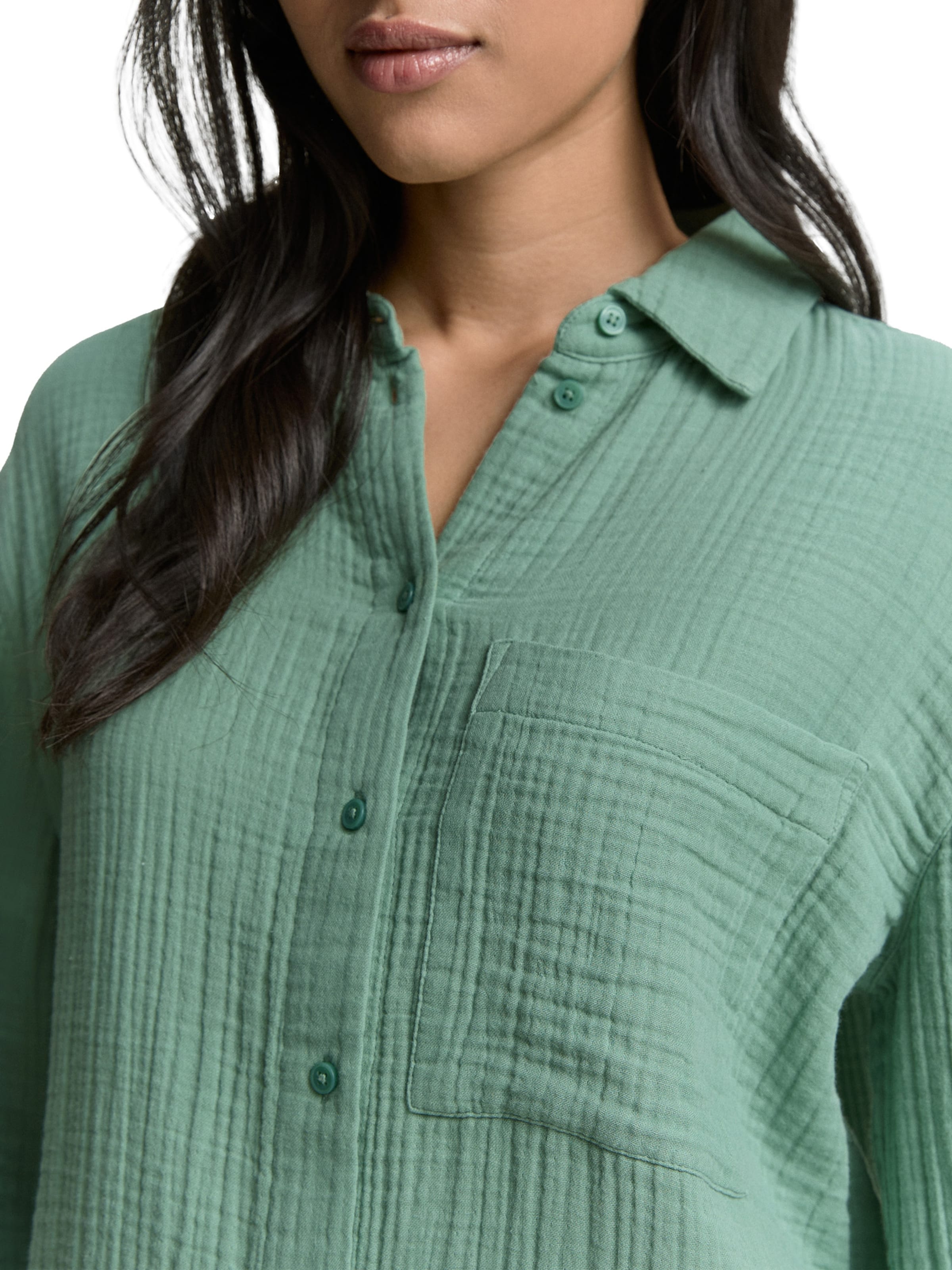 TOM TAILOR Bluse in Grün