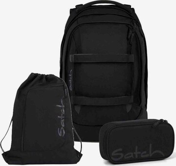 Satch Rucksack in Schwarz: Vorderseite