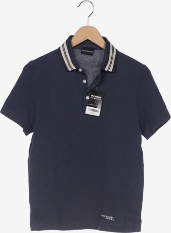 Emporio Armani Poloshirt S in Blau: predná strana