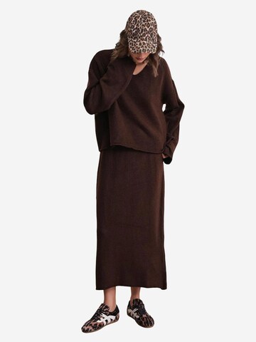 Tenue d'intérieur 'Strick-Koordinaten' MixRay en marron