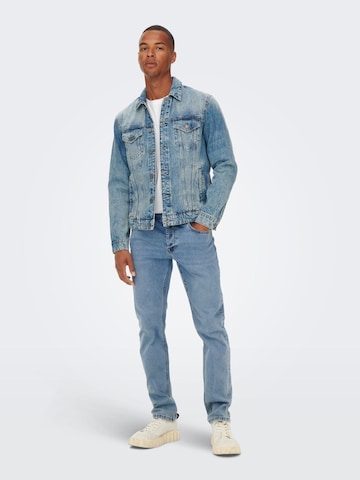 Only & Sons Regular Jeans 'Weft' in Blau