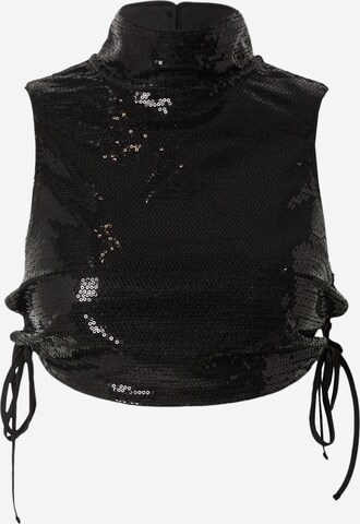 sry dad. co-created by ABOUT YOU Top in Black: front