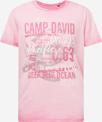 CAMP DAVID Shirt in Grey / Pink / Light pink / Off white, Item view