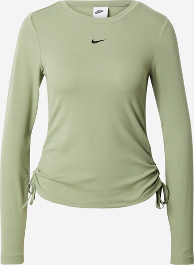 Nike Sportswear Majica 'ESSNTL' u zelena / crna, Pregled proizvoda
