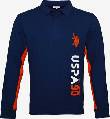 T-Shirt U.S. POLO ASSN. en bleu : devant