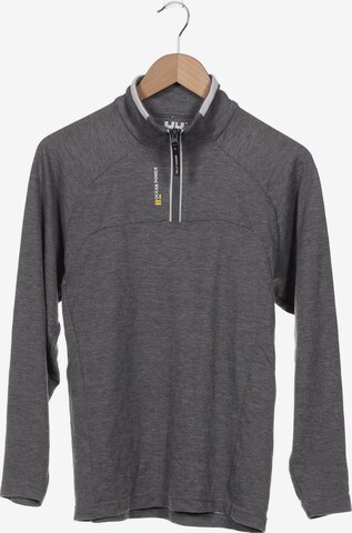 HELLY HANSEN Sweatshirt & Zip-Up Hoodie in S in Grey: front