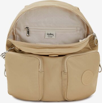 KIPLING Reppu 'New City Pack S' värissä beige