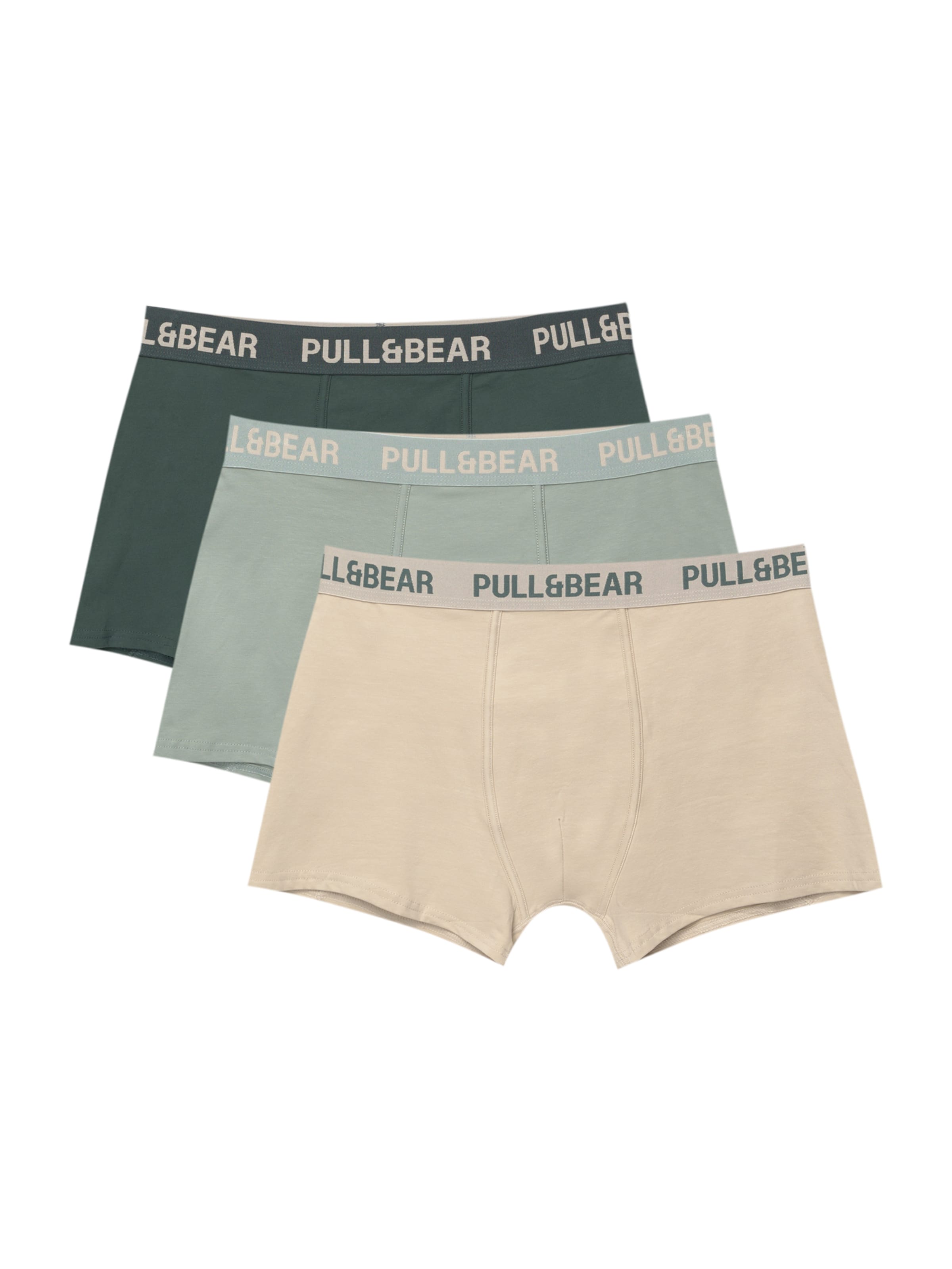 Pull&Bear Boxershorts in Beige: voorkant