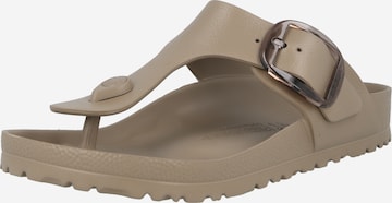 pilka BIRKENSTOCK Šlepetės per pirštą 'Gizeh': priekis