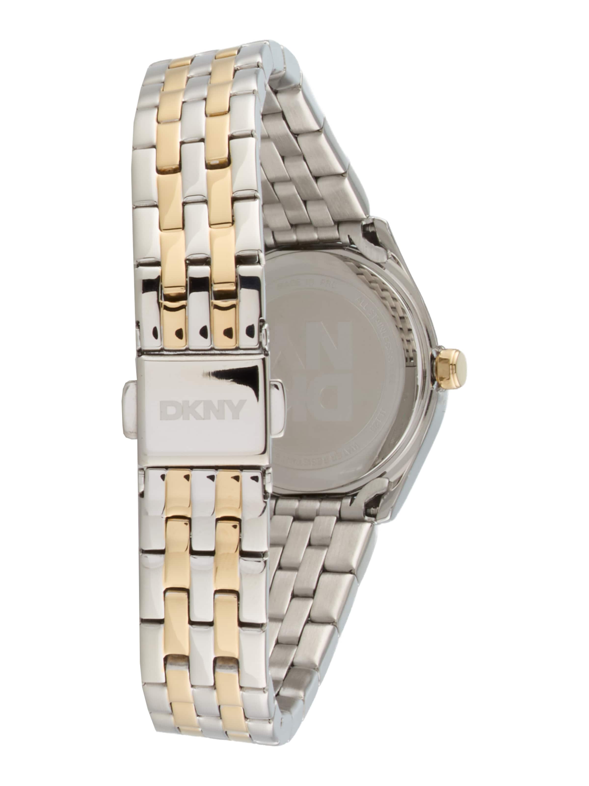 Montre à affichage analogique DKNY en argent