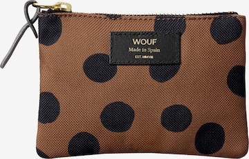 Wouf Cosmetic Bag in Brown: front