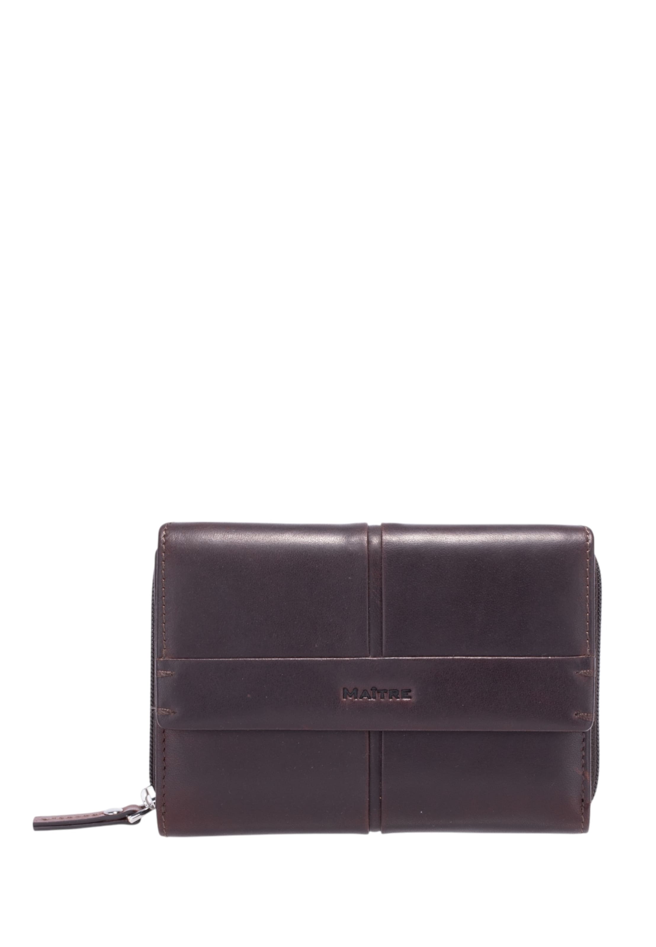 Maître Portemonnee 'Birkenfeld Diethilde' in Bruin: voorkant