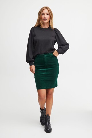 PULZ Jeans Rok 'Mila' in Groen