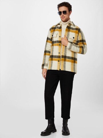 NN07 Between-Season Jacket 'Soren' in Yellow