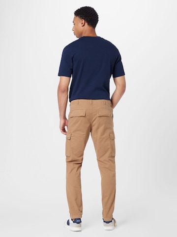 JACK & JONES Regular Cargo Pants 'Ace Tucker' in Brown