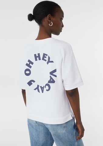comma casual identity Sweatshirt in Weiß