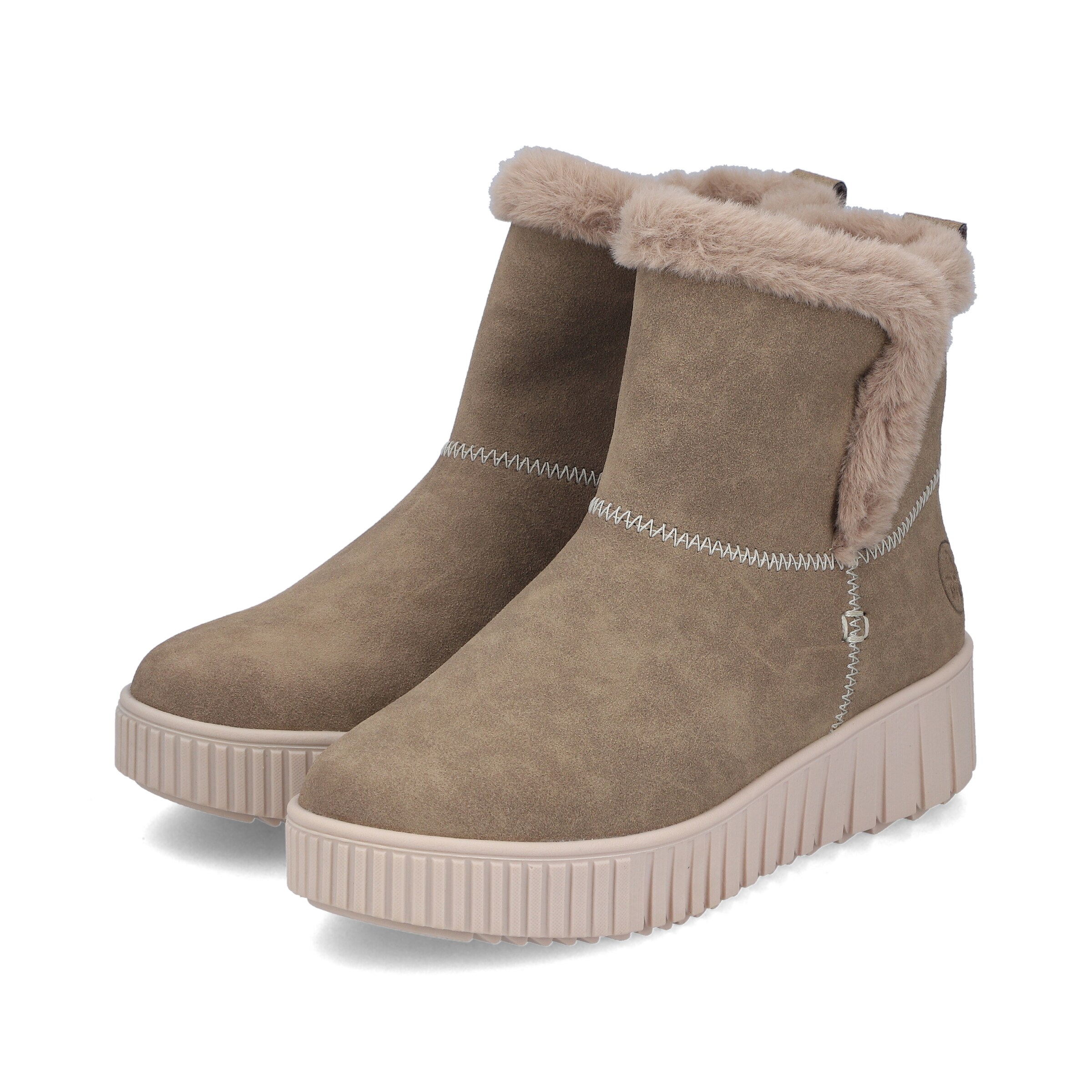 Boots 'Y6152' Rieker en beige