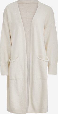 aleva Knit Cardigan in White: front