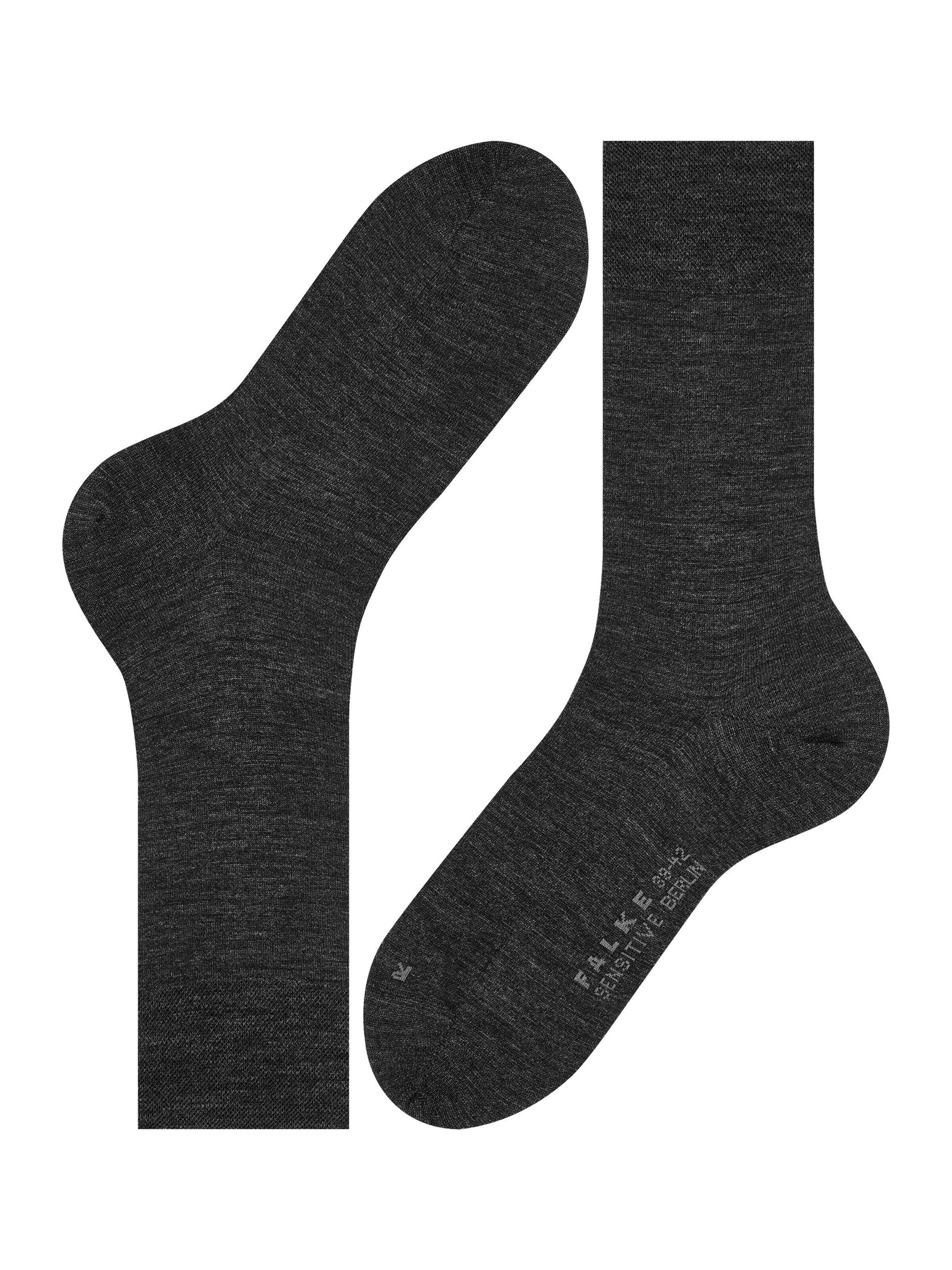 FALKE Socken 'Sensitive Berlin'‌‌‌‌‌‌‌‌‌ in Grau