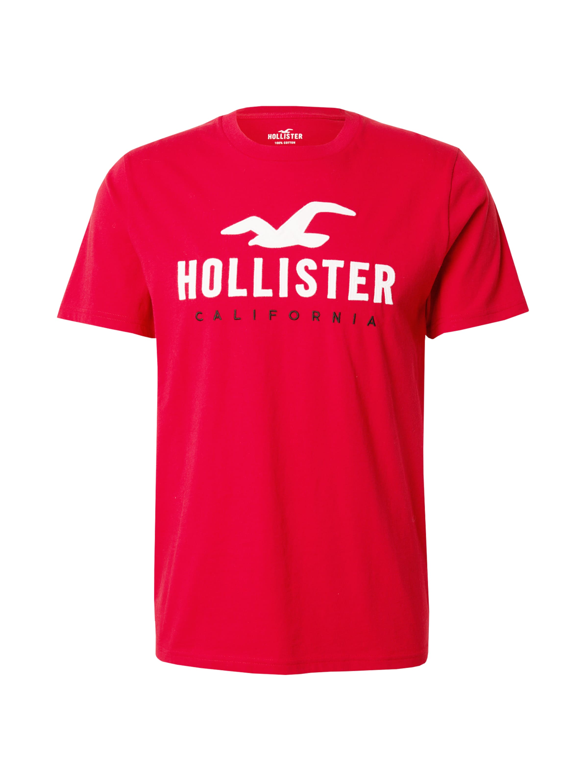 Cheap hollister red t shirt Discount