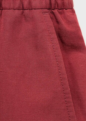 MANGO MAN Regular Pants 'Banarea' in Red