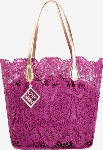 Borsa a sacco di CAFè NOIR in rosa: frontale