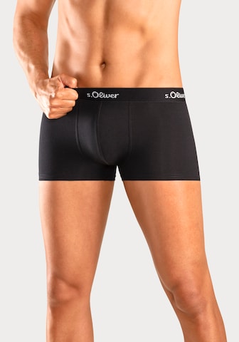 s.Oliver Boxer shorts in Black: front