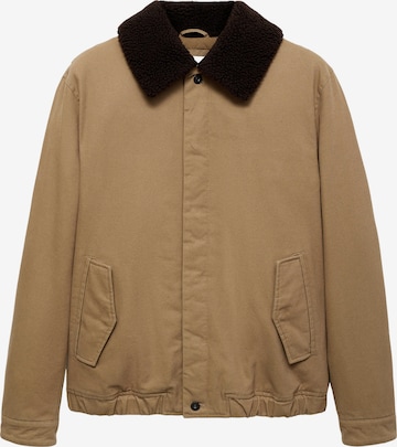 MANGO MANPrijelazna jakna 'Torrey' - smeđa boja: prednji dio