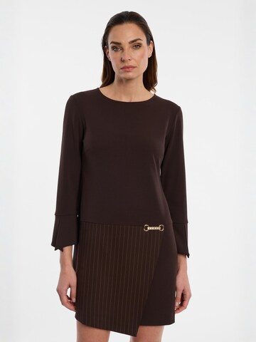 Ana Alcazar Dress in Brown: front