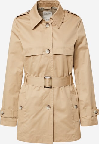 ESPRIT Between-Seasons Coat in Beige: front