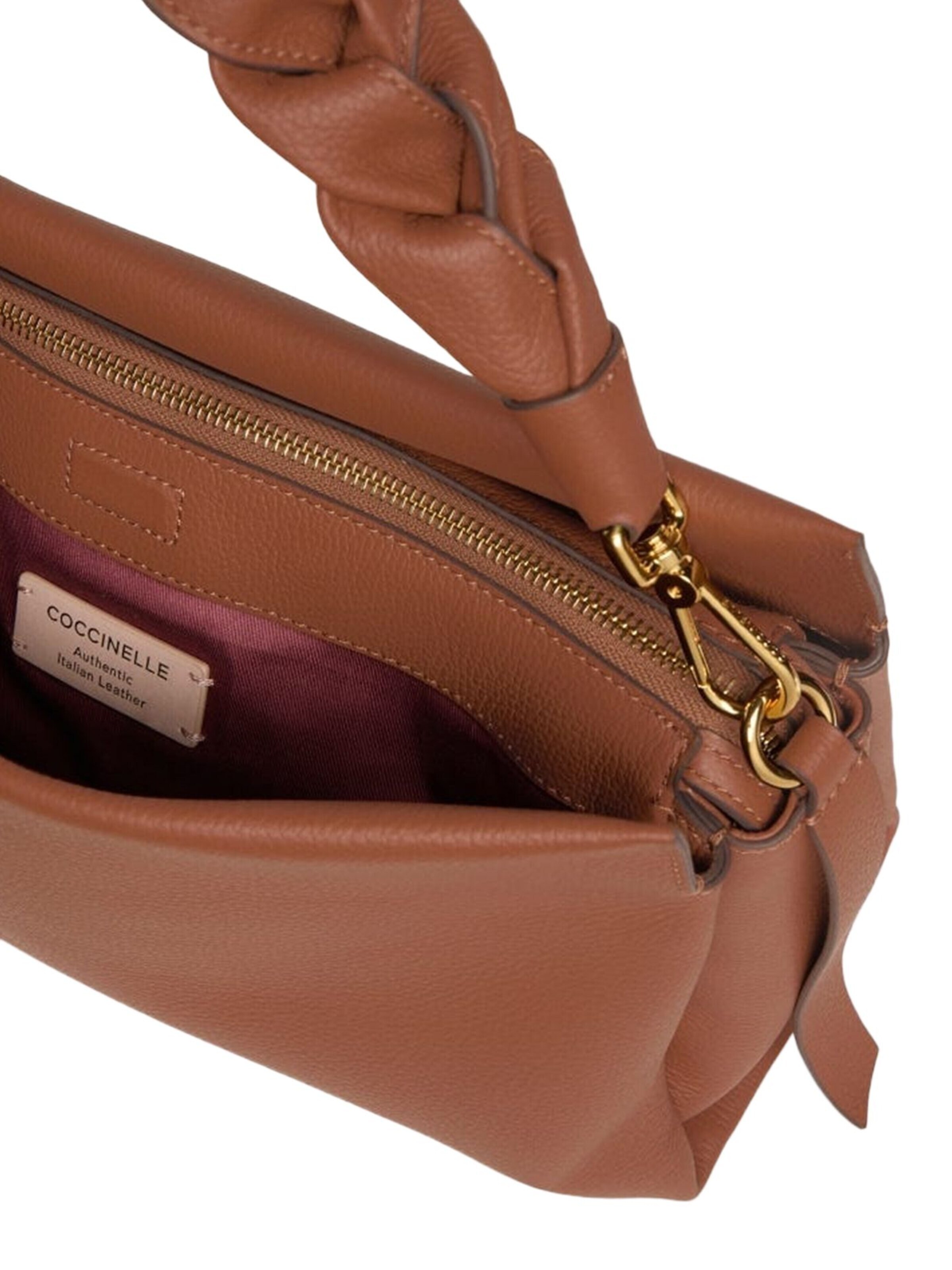 Borsa a mano 'Boheme Grana Double Shoulder Bag' di Coccinelle in marrone