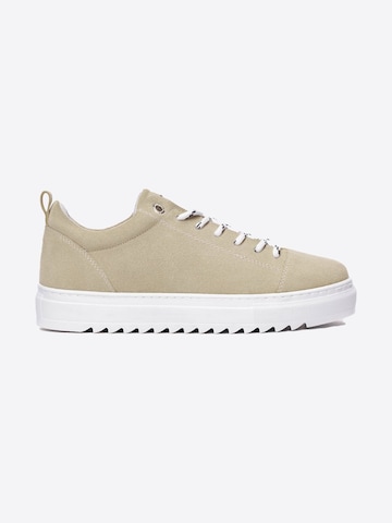 MARTIN VALEN Platform trainers in Beige