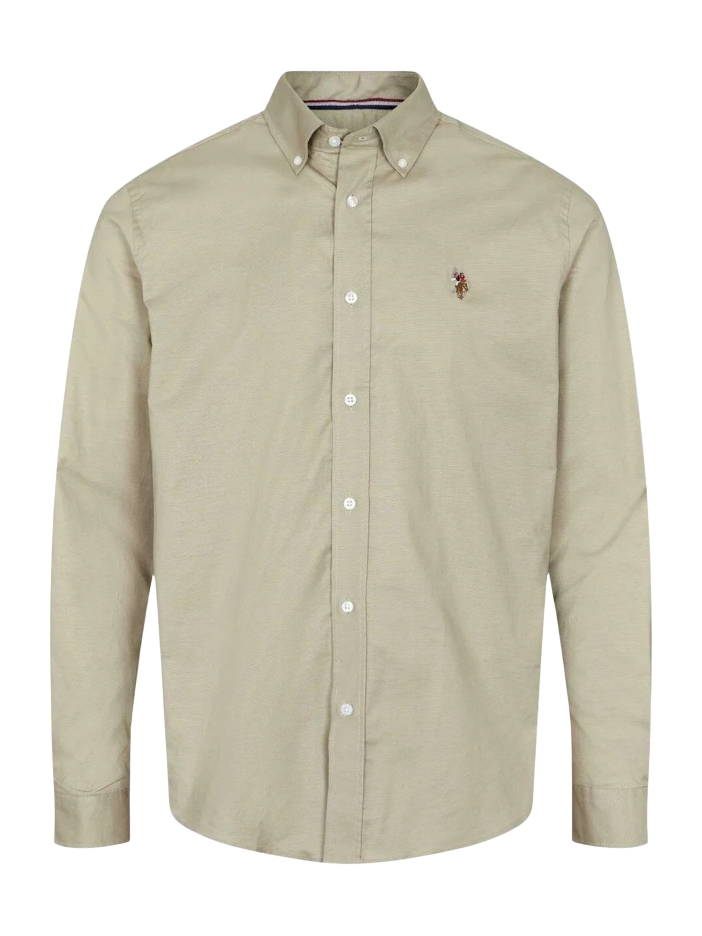 U.S. POLO ASSN. Button Up Shirt 'UMCalvert' in Beige, Item view