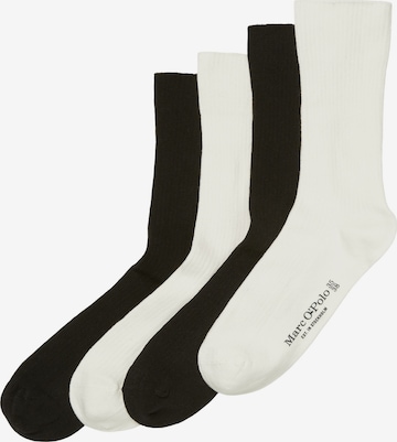 Chaussettes Marc O'Polo en noir : devant