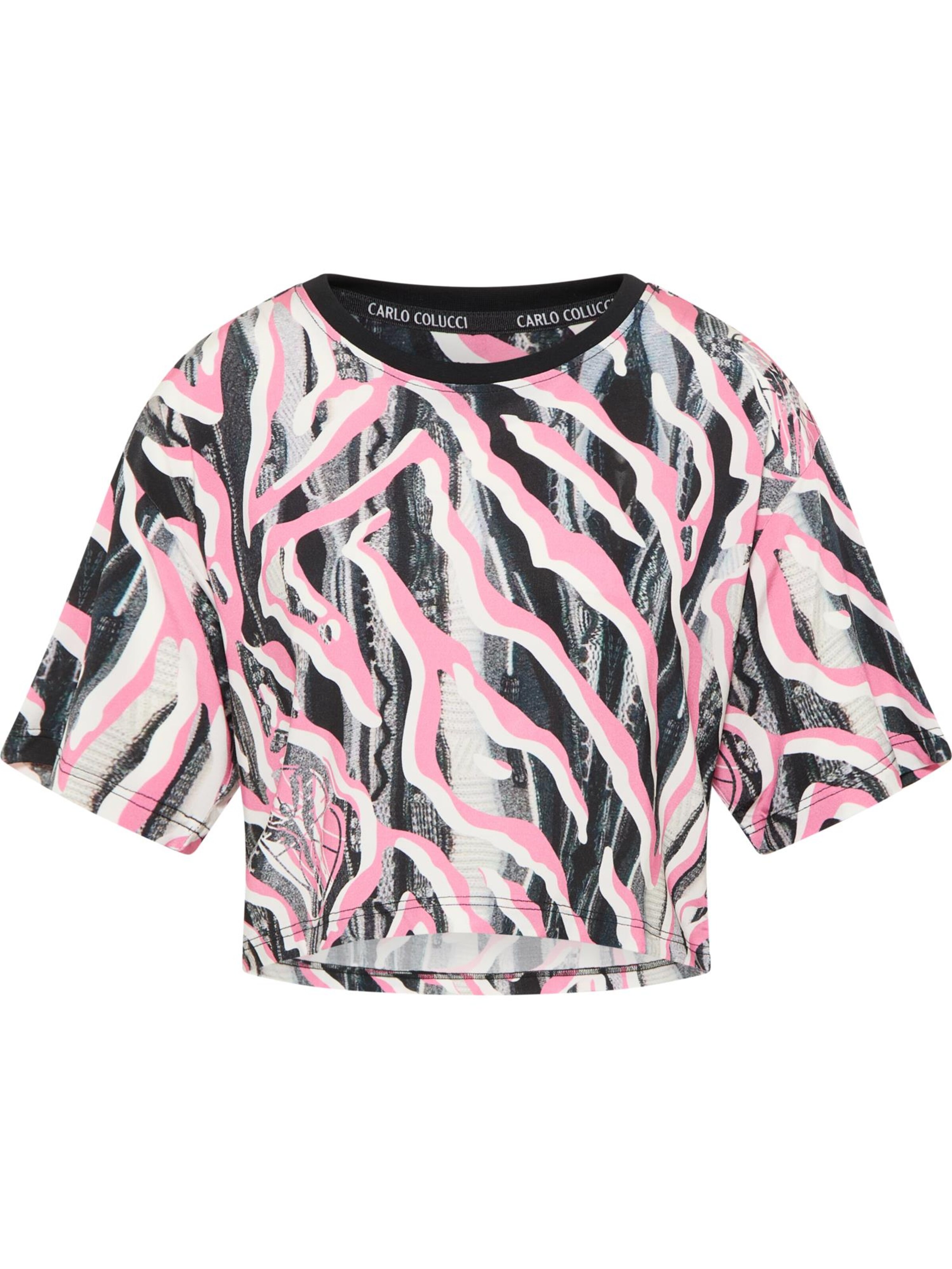 Carlo Colucci Shirt in Zwart: voorkant