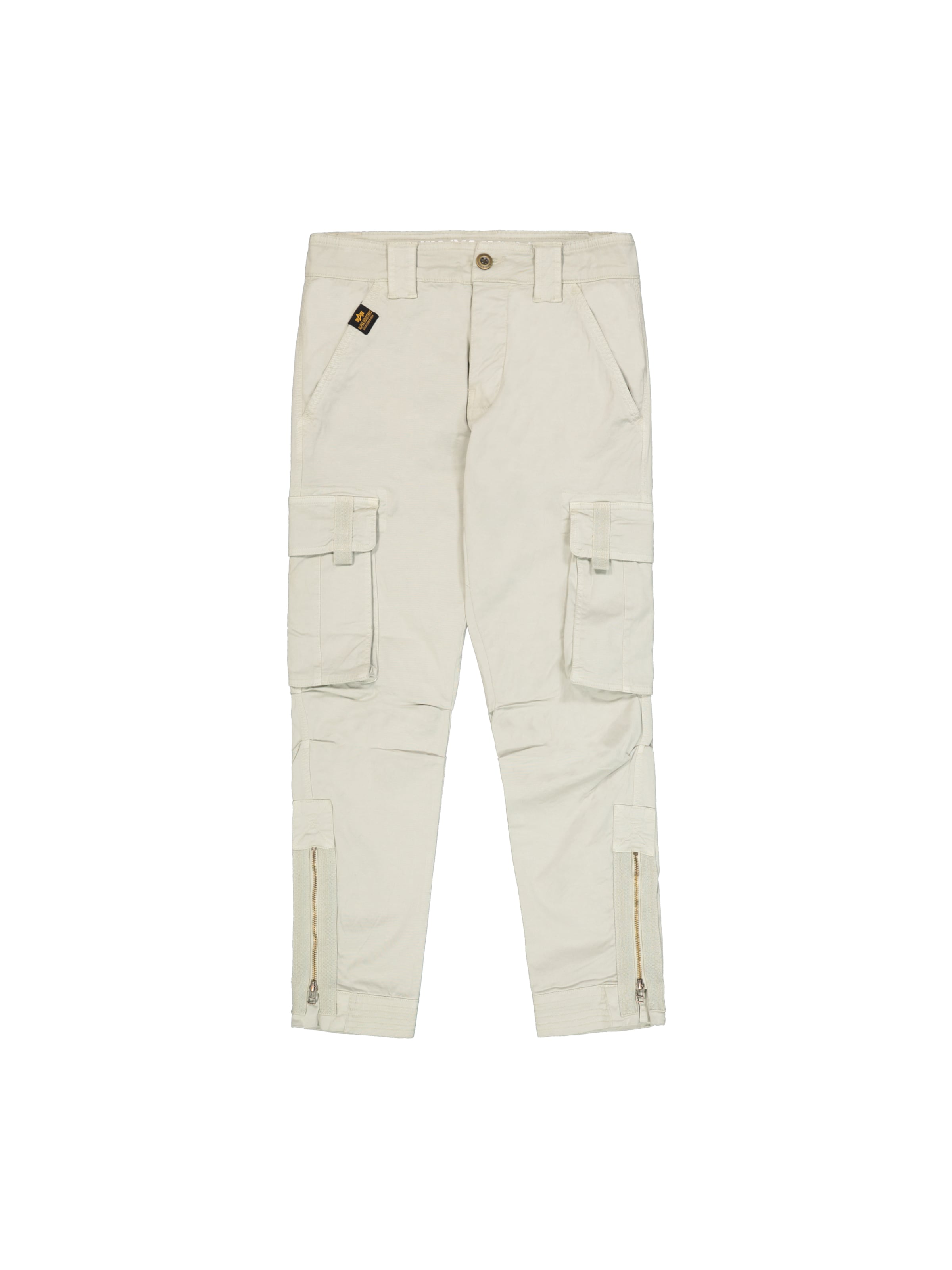ALPHA INDUSTRIES Regular Cargobroek in Grijs: voorkant