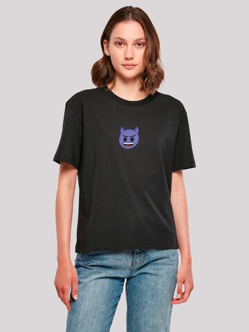 T-shirt emoji couture en noir : devant