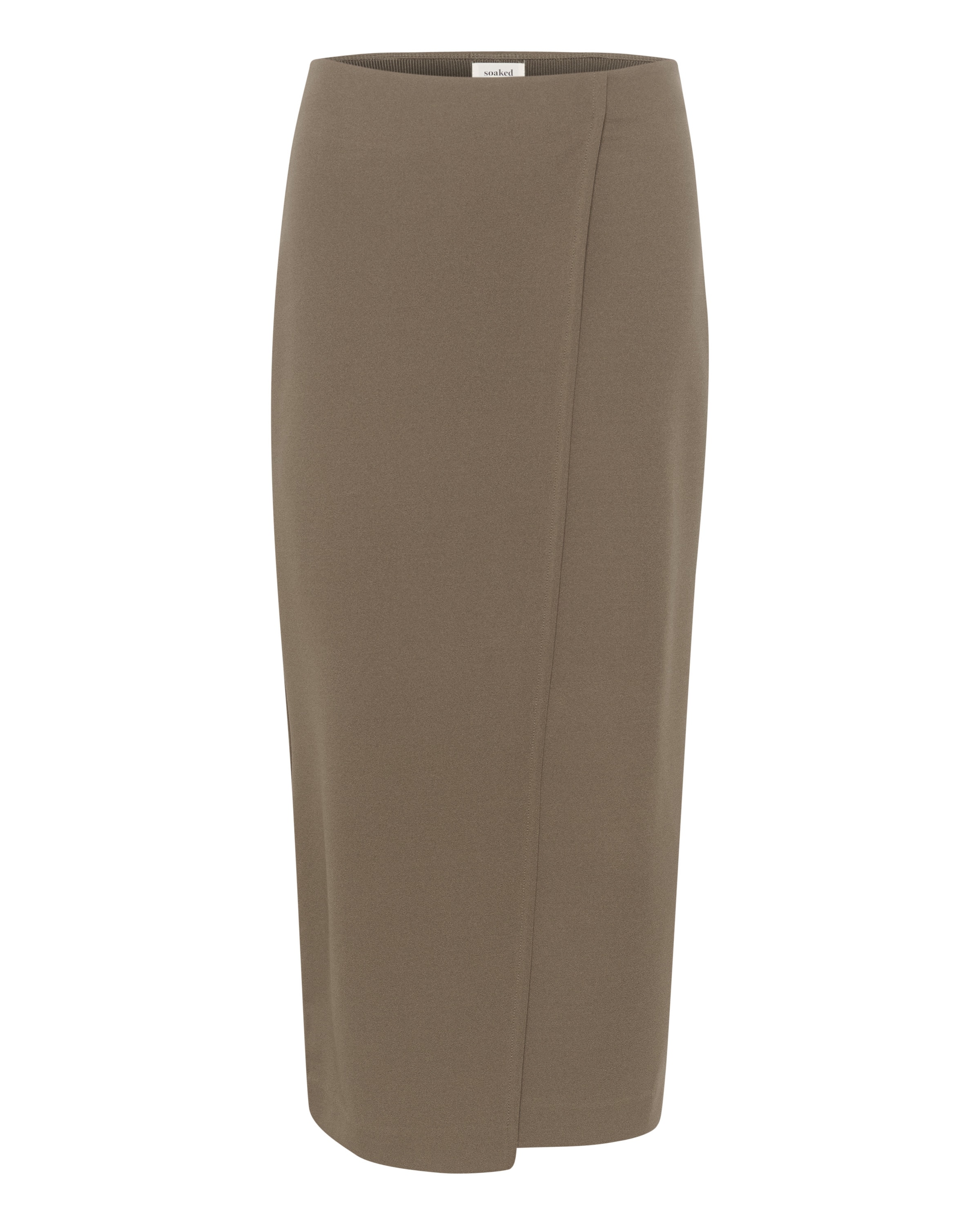 Jupe 'Bea' SOAKED IN LUXURY en marron : devant