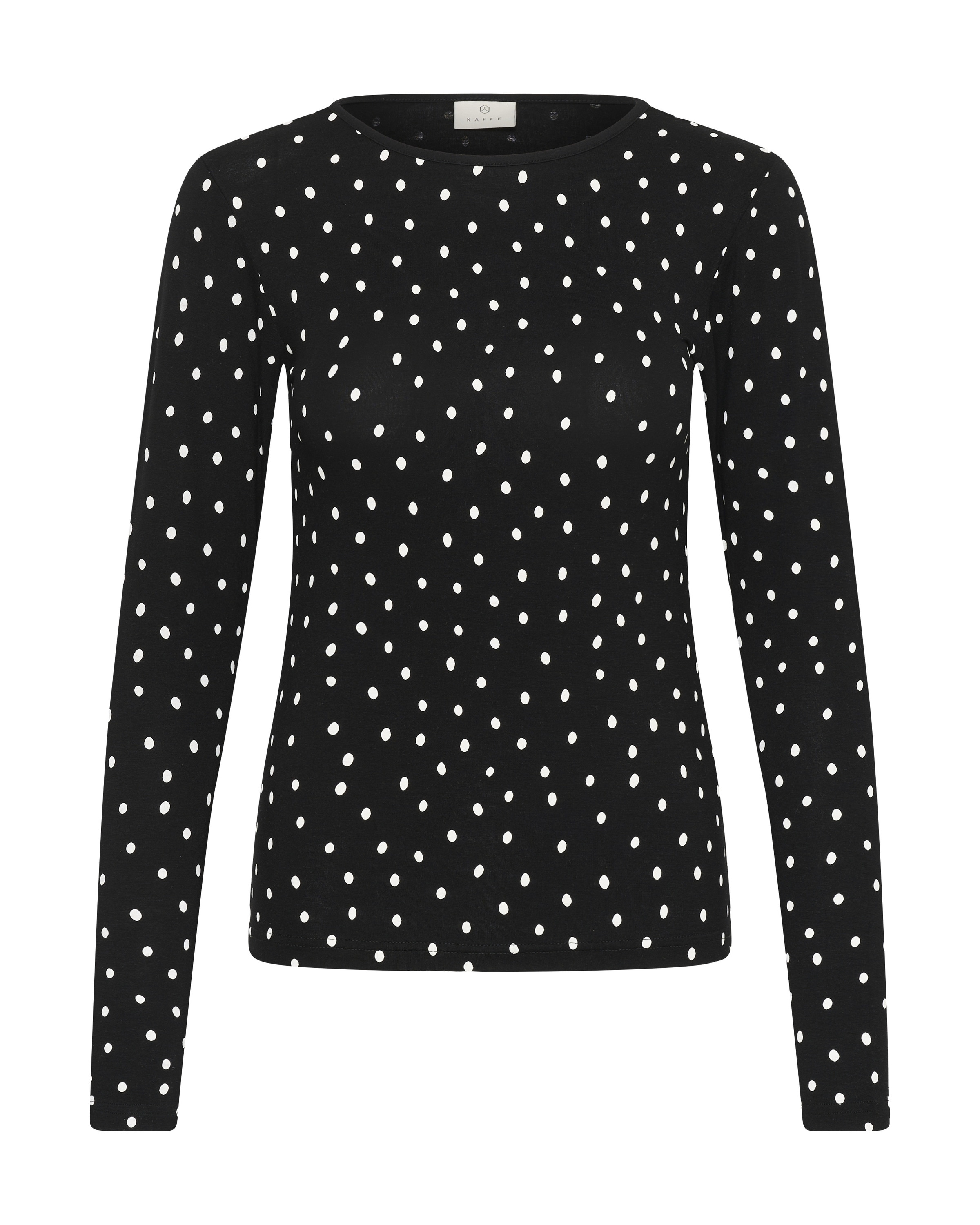 T-shirt 'KABella' Kaffe en noir : devant