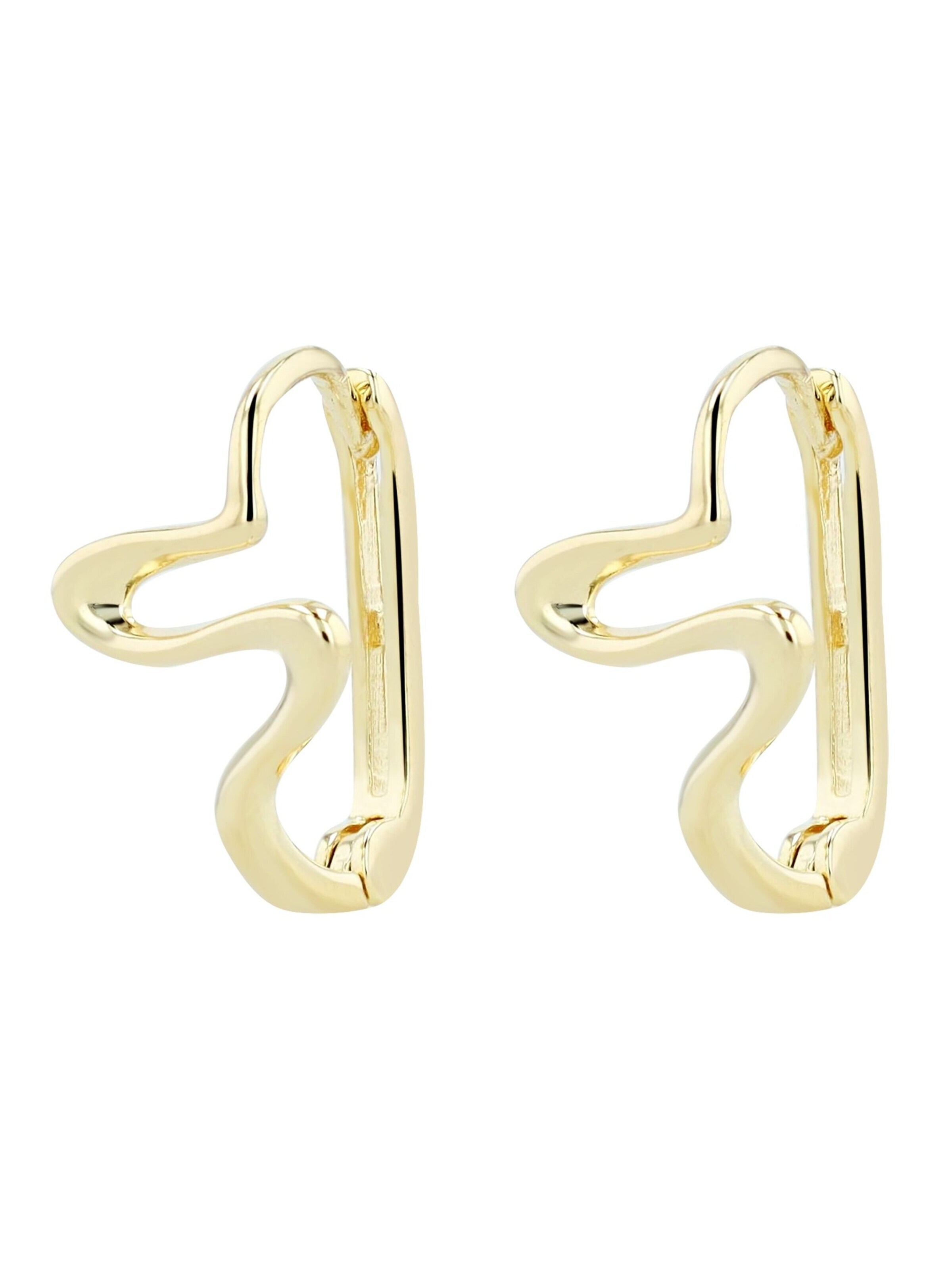 Akzent Earrings '"Maira" aus 925 Sterlingsilber, rhodiniert, langlebig' in Gold