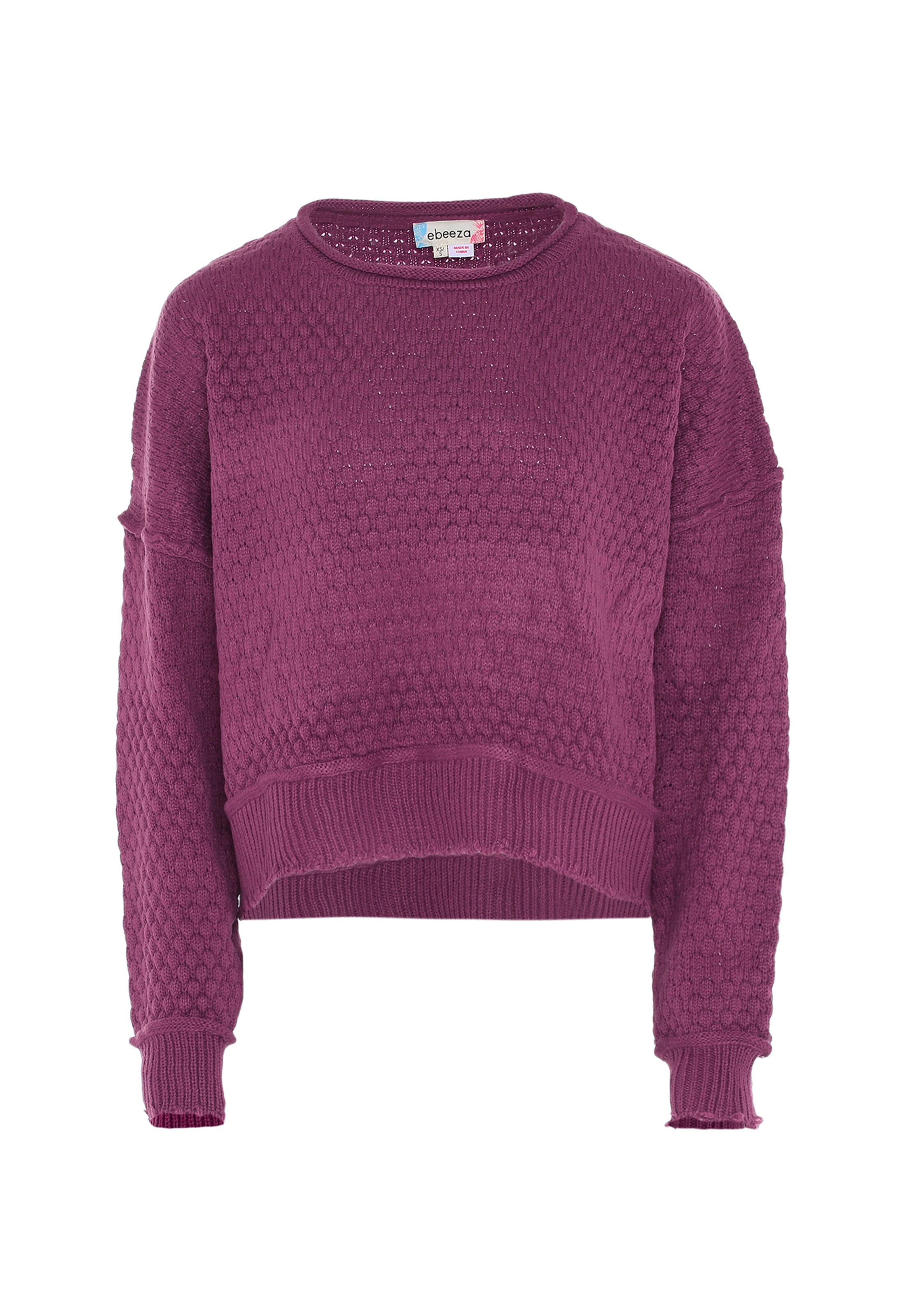 ebeeza - Pullover em roxo: frente